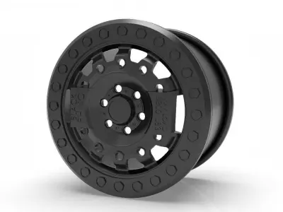 Black Rhino rim design 3D print model