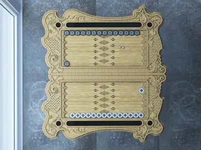 Backgammon table 3D model