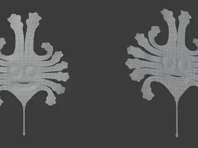 Gold Ornament 2 - Nazca Culture Peru Free 3D model