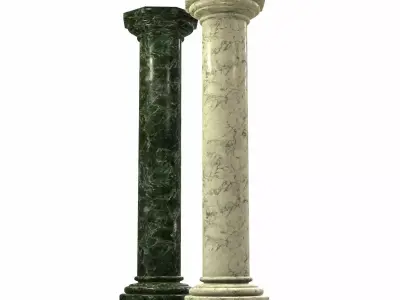 Marble Column 3D model