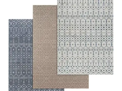 Rug Set 920 3D model