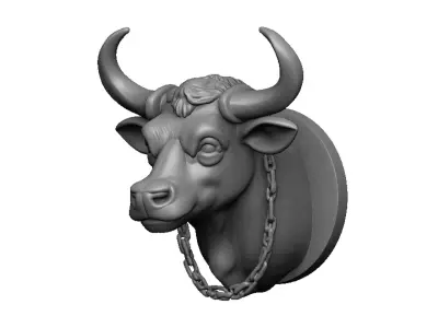 buffalo head 3D print model