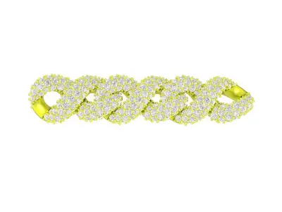 A7217 Diamond Bracelets for Men 3D print model
