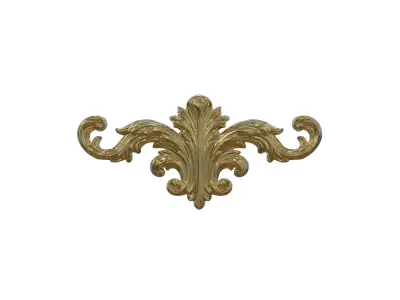 Classic Baroque Ornament Set - Decorative for Interior Designs 3D model
