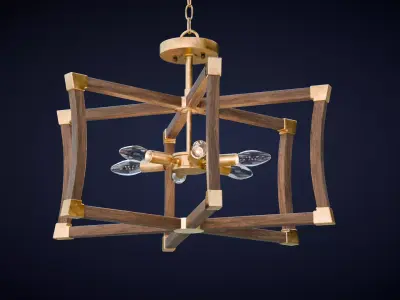 Bastian Small Lantern Low-poly 3D model