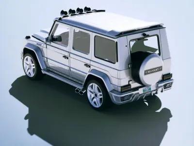Mercedes AMG G63 Mansory Gronos 2017 Low-poly 3D model