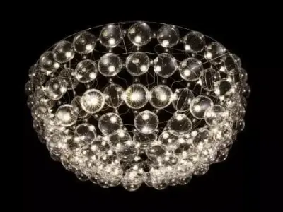 Modern bubble chandelier 3D print model