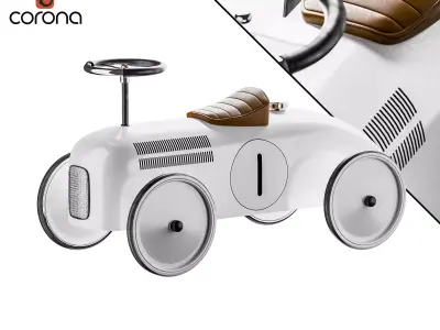 Retro toy car 3D model