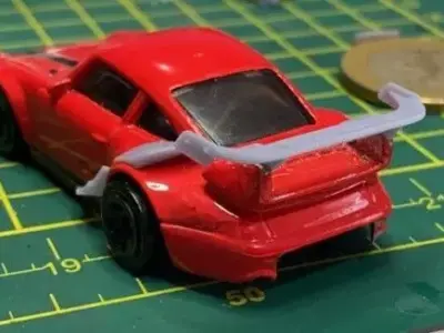 RWB hotwheels spoiler mod 1 ready for 1-64 3D print model