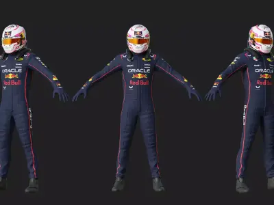 F1 Red Bull Suit 2025 3D model