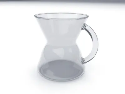 CHEMEX Glass Mug Free 3D model
