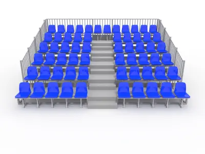 Bleachers 9 3D model