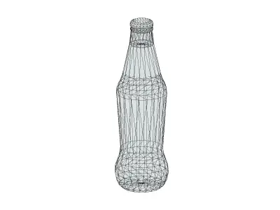 Supermarket Soda Drink Bottle 06 Low Poly PBR Realistic Low-poly 3D model