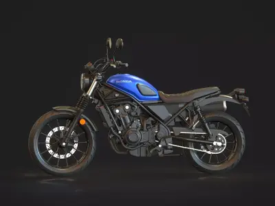 Base model Honda CL500 2023 3D model