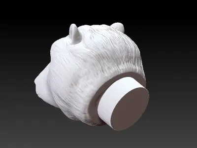 Bear Head bangle 3D model