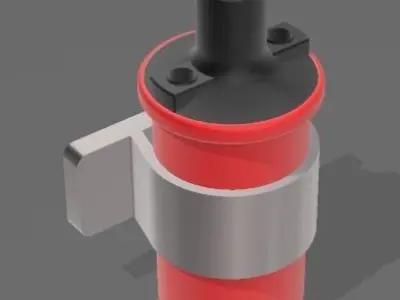 Classic ignition coil 1 24 scale for auto models  3D print model