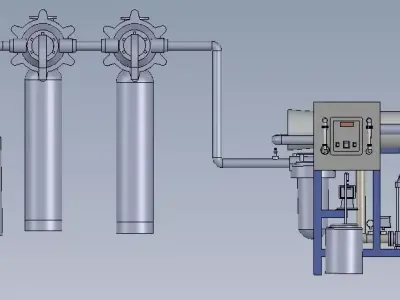 water softner for domestic purpose 3D print model