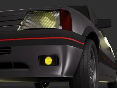 Peugeot 205 GTI  3D model
