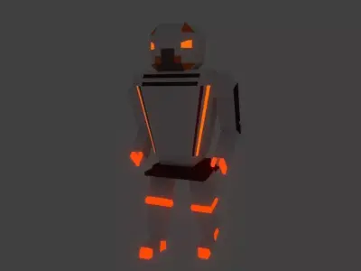 Sci-fi Robot Free 3D model
