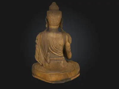 Serene Reflection Peaceful Character Model 3D model