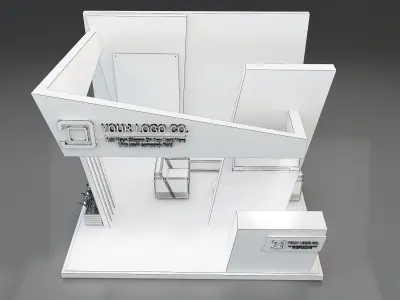 Booth Exhibition Stand a659c 3D model