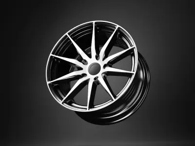 Car star disk from the wheel 3D model