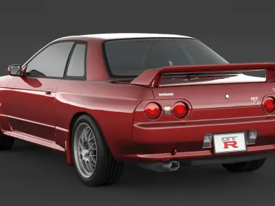 Nissan Skyline GT-R R32 V-spec II 3D model