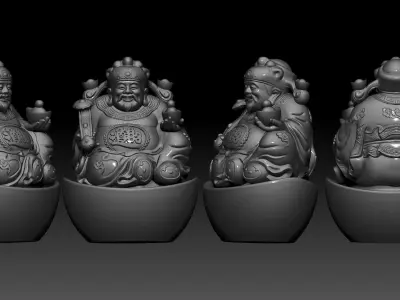 god of Weath  3D print model