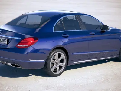 Mercedes C-class W205 2016 3D model