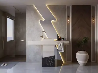 Interior - Bathroom - 071223 3D model