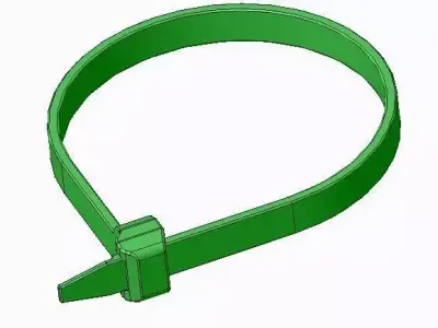 118-05040 Hellermann Cable Ties for thin-walled bundles T50ROS 3D print model