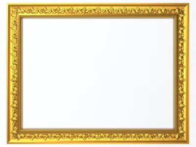 Carved Picture Frame 3D model 23