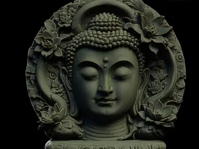 Buddha Sculpture 3D print model