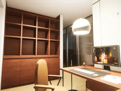 small one bedroom house 3D model