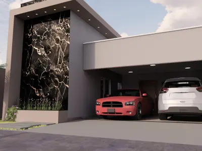 Modern House 3D model 18