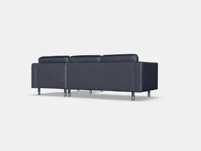 LANDSKRONA 3-seat sofa 10 Low-poly 3D model