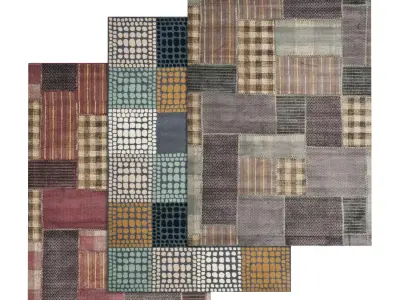 Rug Set 2154 3D model