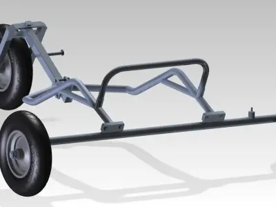 KITE BUGGY Free 3D model