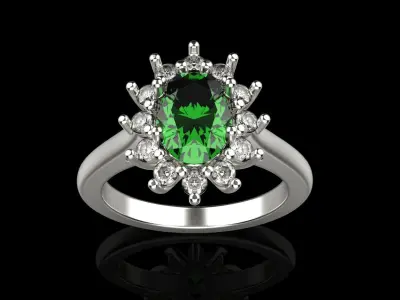 Engagement ring model 477 3D print model