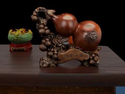 Chinese gourd   3D model