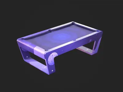Billiard Table Low-poly 3D model