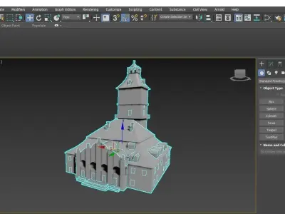 Casa Sfatului Brasov - Romania Low-poly 3D model