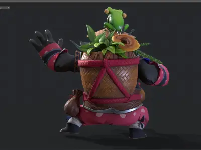 panda 3D model shop