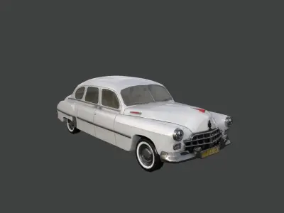 Gaz 12 Low Poly PBR Low-poly 3D model