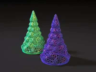 Christmas tree 3D print model get