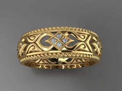 Ring engagement 3D print model