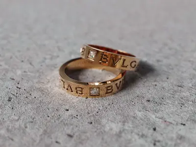 Set of Bvlgari-Bvlgari rings 3D print model