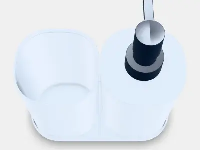 STORAVAN 3-piece bathroom set Low-poly 3D model