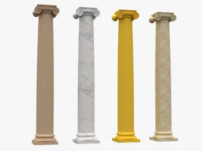 Corinthian Column 3d model 07 3D model