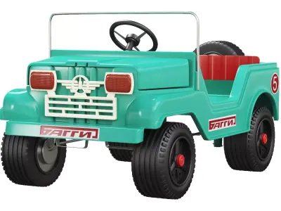 Pedal car Buggy 3D model